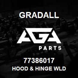 77386017 Gradall HOOD & HINGE WLD | AGA Parts