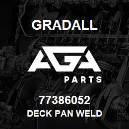 77386052 Gradall DECK PAN WELD | AGA Parts