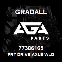 77386165 Gradall FRT DRIVE AXLE WLD | AGA Parts