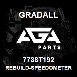 7738T192 Gradall REBUILD-SPEEDOMETER 25 PC BK | AGA Parts