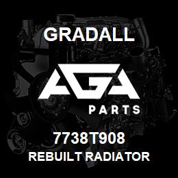 7738T908 Gradall REBUILT RADIATOR | AGA Parts