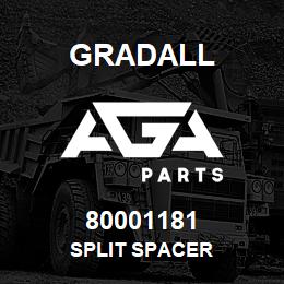 80001181 Gradall SPLIT SPACER | AGA Parts