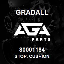 80001184 Gradall STOP, CUSHION | AGA Parts