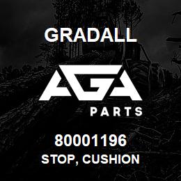 80001196 Gradall STOP, CUSHION | AGA Parts