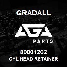 80001202 Gradall CYL HEAD RETAINER | AGA Parts