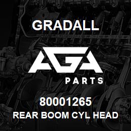 80001265 Gradall REAR BOOM CYL HEAD | AGA Parts