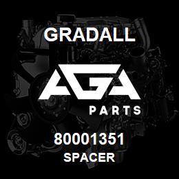 80001351 Gradall SPACER | AGA Parts