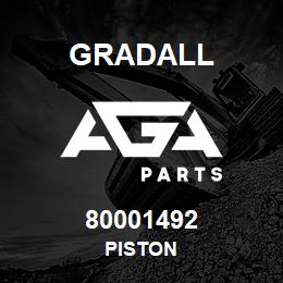 80001492 Gradall PISTON | AGA Parts