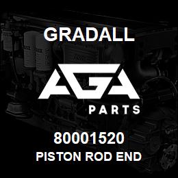 80001520 Gradall PISTON ROD END | AGA Parts