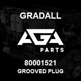 80001521 Gradall GROOVED PLUG | AGA Parts