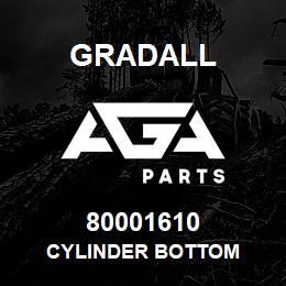 80001610 Gradall CYLINDER BOTTOM | AGA Parts