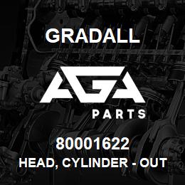 80001622 Gradall HEAD, CYLINDER - OUTER | AGA Parts