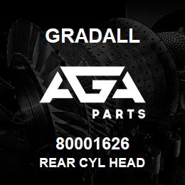 80001626 Gradall REAR CYL HEAD | AGA Parts