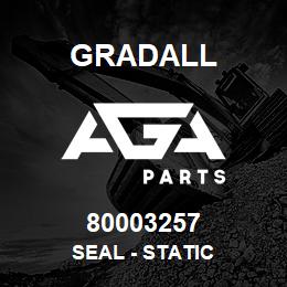 80003257 Gradall SEAL - STATIC | AGA Parts