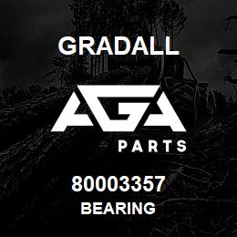 80003357 Gradall BEARING | AGA Parts