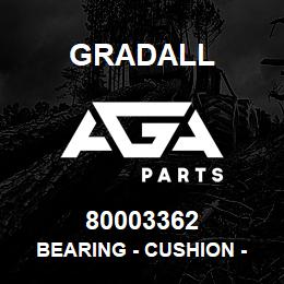 80003362 Gradall BEARING - CUSHION - BRONZE | AGA Parts