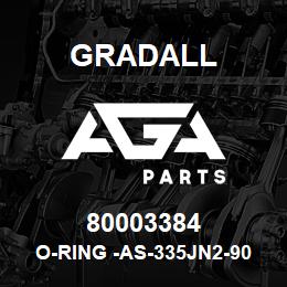 80003384 Gradall O-RING -AS-335JN2-90A HNBR | AGA Parts