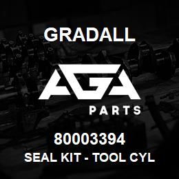 80003394 Gradall SEAL KIT - TOOL CYL GX10 | AGA Parts