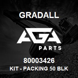 80003426 Gradall KIT - PACKING 50 BLKT 5.022 | AGA Parts