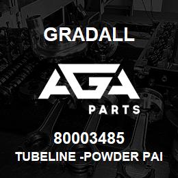 80003485 Gradall TUBELINE -POWDER PAINT,BAG | AGA Parts