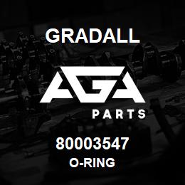 80003547 Gradall O-RING | AGA Parts