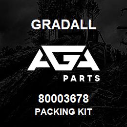 80003678 Gradall PACKING KIT | AGA Parts