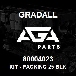 80004023 Gradall KIT - PACKING 25 BLKT 4.771 | AGA Parts