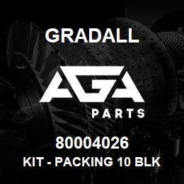 80004026 Gradall KIT - PACKING 10 BLKT 6.022 | AGA Parts