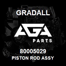 80005029 Gradall PISTON ROD ASSY | AGA Parts