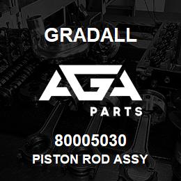 80005030 Gradall PISTON ROD ASSY | AGA Parts