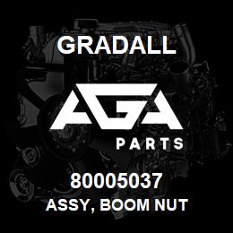 80005037 Gradall ASSY, BOOM NUT | AGA Parts