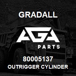 80005137 Gradall OUTRIGGER CYLINDER | AGA Parts