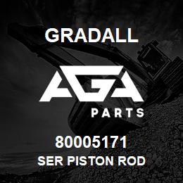 80005171 Gradall SER PISTON ROD | AGA Parts