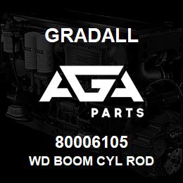 80006105 Gradall WD BOOM CYL ROD | AGA Parts