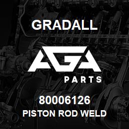 80006126 Gradall PISTON ROD WELD | AGA Parts