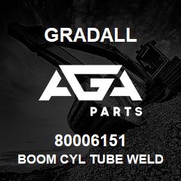 80006151 Gradall BOOM CYL TUBE WELD | AGA Parts