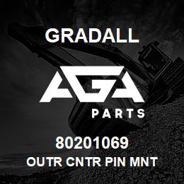 80201069 Gradall OUTR CNTR PIN MNT | AGA Parts