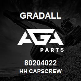 80204022 Gradall HH CAPSCREW | AGA Parts