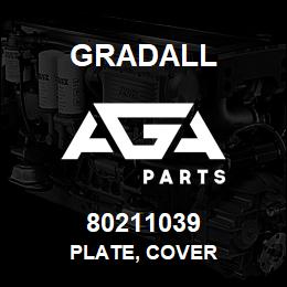 80211039 Gradall PLATE, COVER | AGA Parts