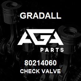 80214060 Gradall CHECK VALVE | AGA Parts