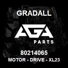 80214065 Gradall MOTOR - DRIVE - XL2300 | AGA Parts