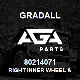 80214071 Gradall RIGHT INNER WHEEL & TIRE | AGA Parts