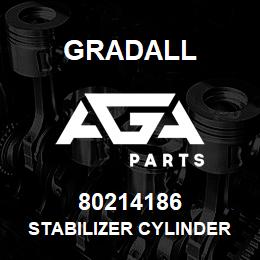 80214186 Gradall STABILIZER CYLINDER PISTON ROD | AGA Parts