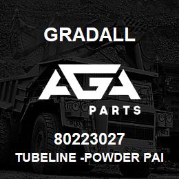 80223027 Gradall TUBELINE -POWDER PAINT,BAG | AGA Parts