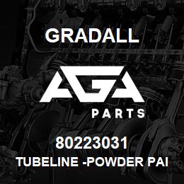 80223031 Gradall TUBELINE -POWDER PAINT,BAG | AGA Parts