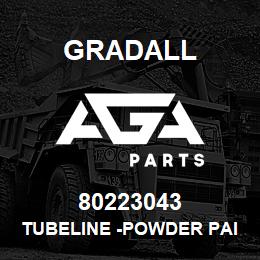 80223043 Gradall TUBELINE -POWDER PAINT,BAG | AGA Parts