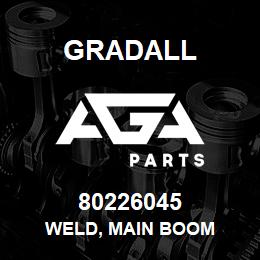 80226045 Gradall WELD, MAIN BOOM | AGA Parts