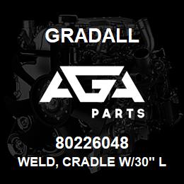 80226048 Gradall WELD, CRADLE W/30" LIFT YOKE | AGA Parts