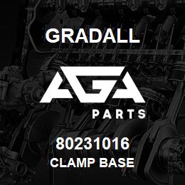 80231016 Gradall CLAMP BASE | AGA Parts