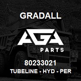 80233021 Gradall TUBELINE - HYD - PER PRINT | AGA Parts